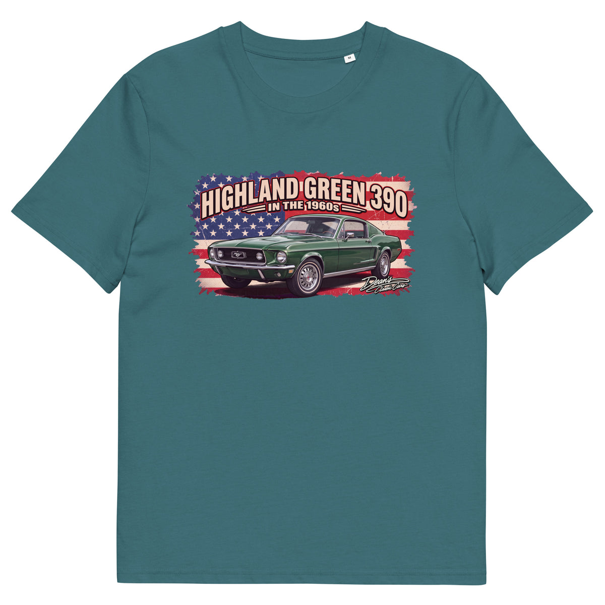 Mustang GT Highland Green T-Shirt - Dean's Classic Cars