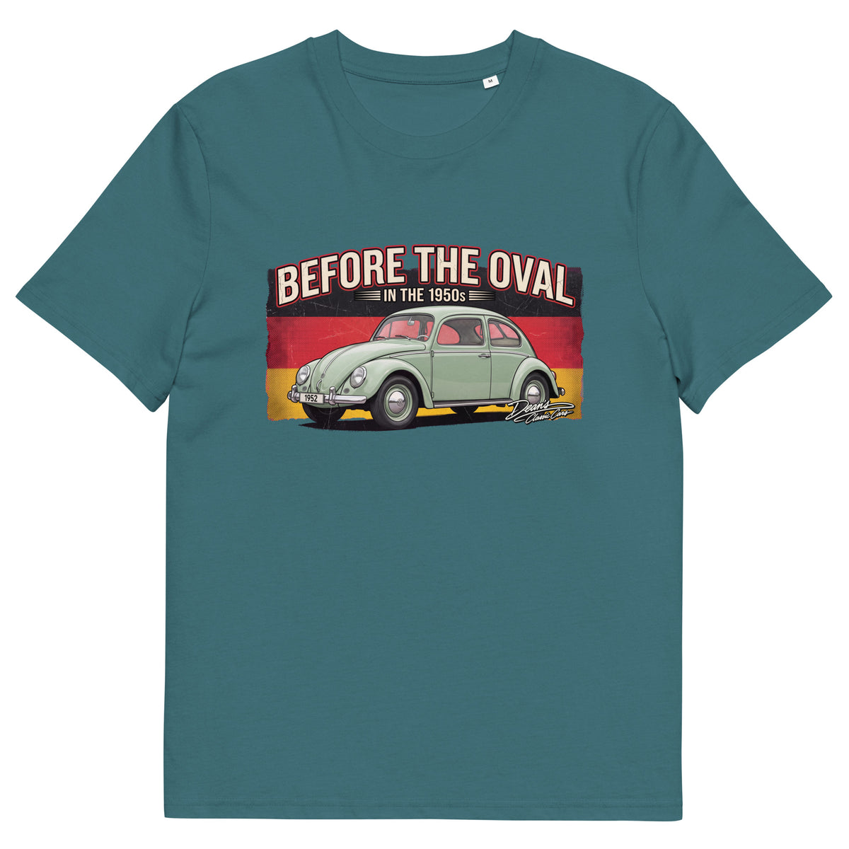 Beetle Split Pastel Green T-Shirt - Dean's Classic Cars