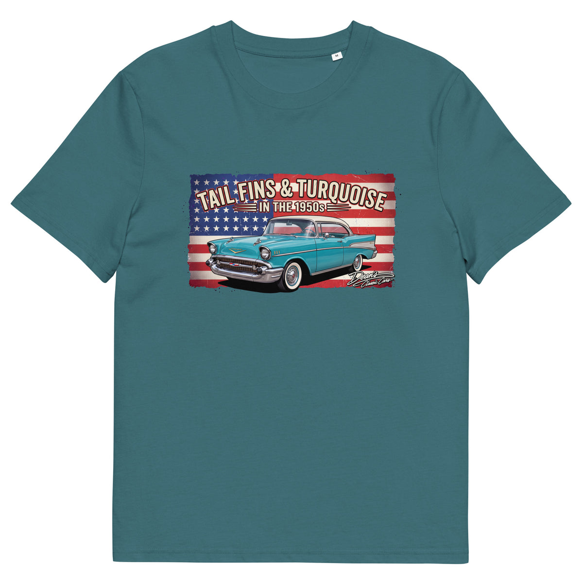 Bel Air Tropical Turquoise T-Shirt - Dean's Classic Cars