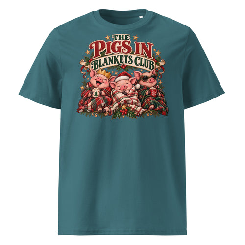 The Pigs in Blankets Club Christmas T-Shirt (Pastels) - Ricki Robin