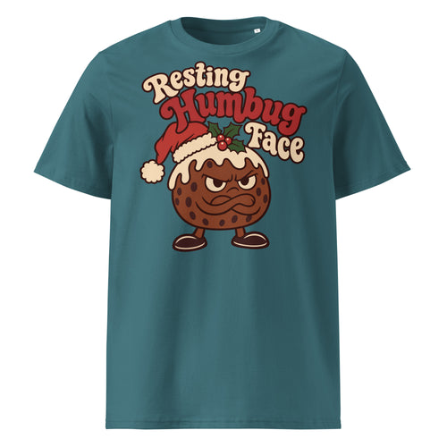 Resting Humbug Face Christmas T-Shirt (Pastels) - Ricki Robin