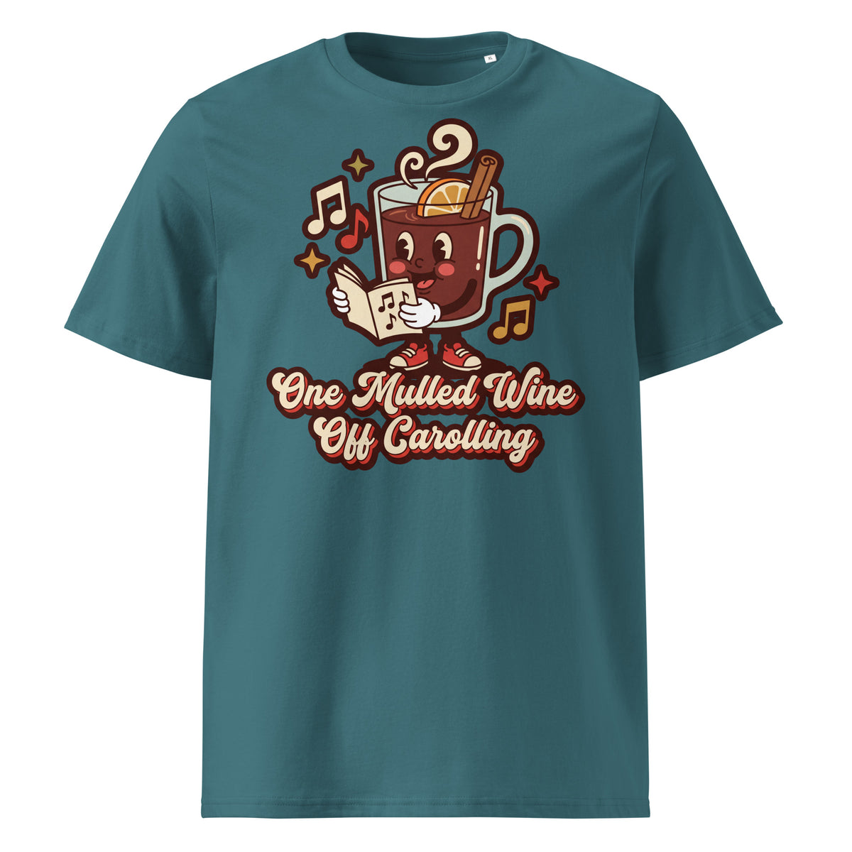 One Mulled Wine Off Carolling Christmas T-Shirt (Pastels) - Ricki Robin