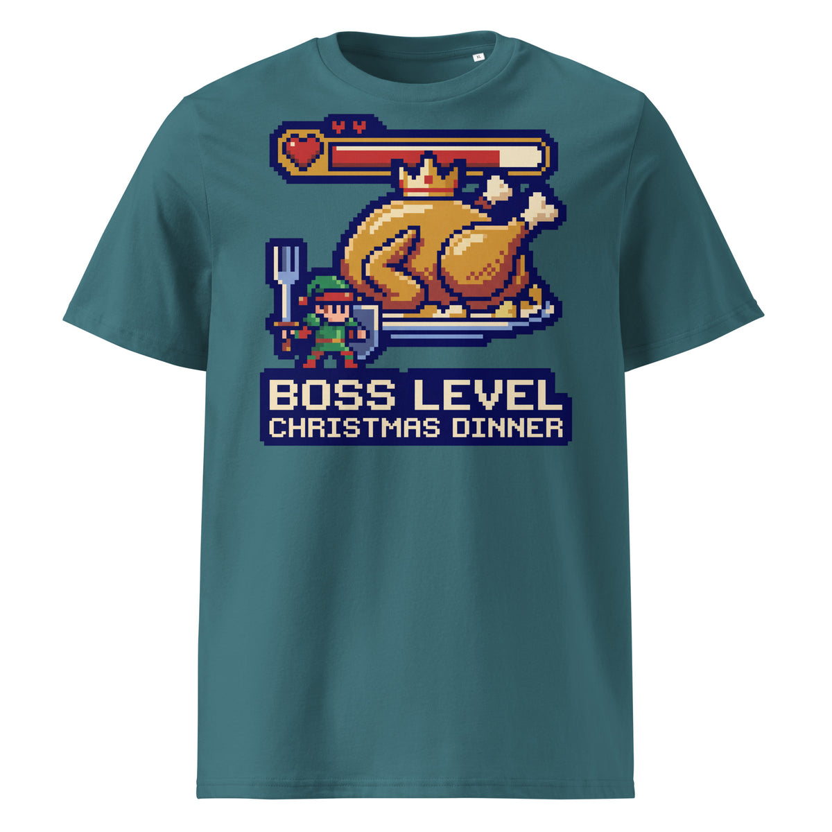Boss Level: Christmas Dinner T-Shirt (Pastels) - Ricki Robin