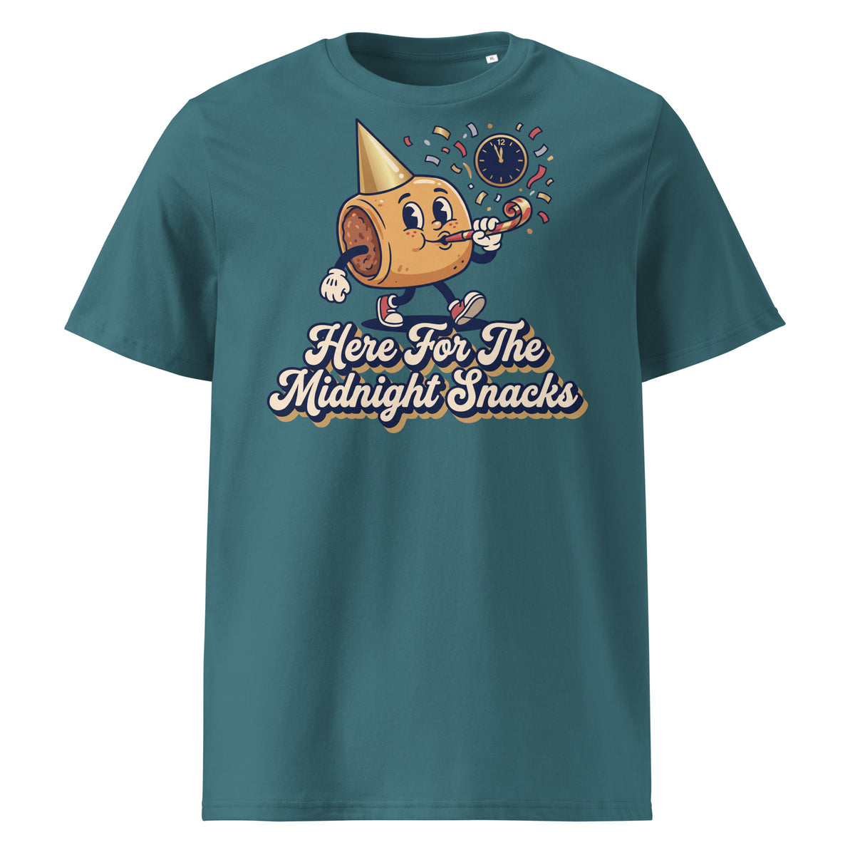 Here For The Midnight Snacks New Year T-Shirt (Pastels) - Ricki Robin