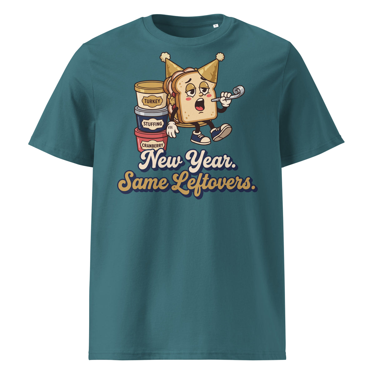 New Year. Same Leftovers. T-Shirt (Pastels) - Ricki Robin