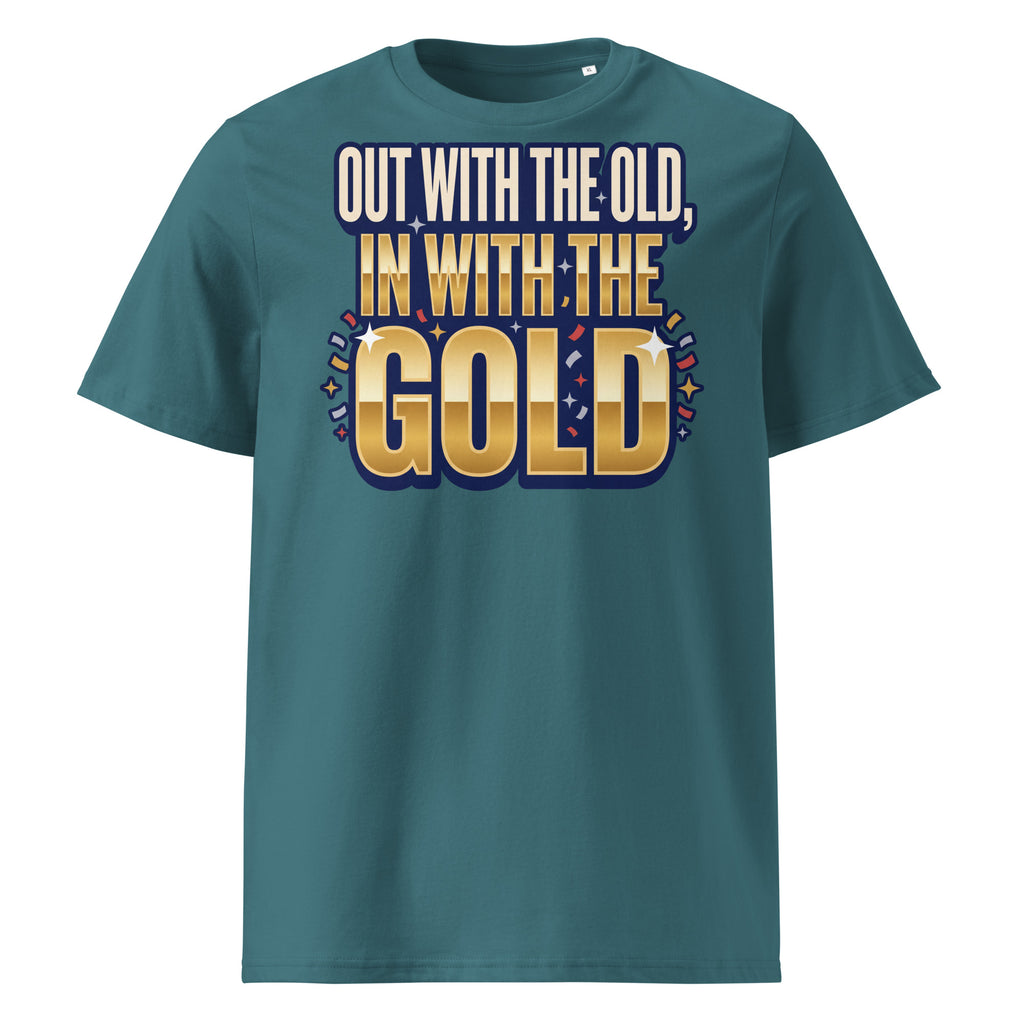 Out With The Old, In With The Gold New Year T-Shirt (Pastels) - Ricki Robin