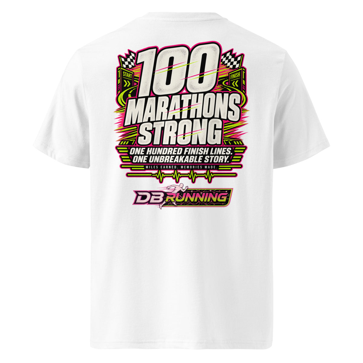 100 Marathons Strong - T-Shirt - DB Running