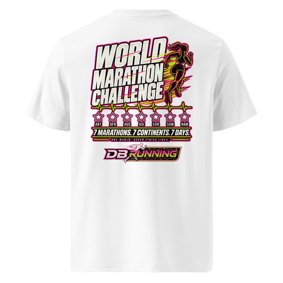World Marathon Challenge Female - T-Shirt - DB Running