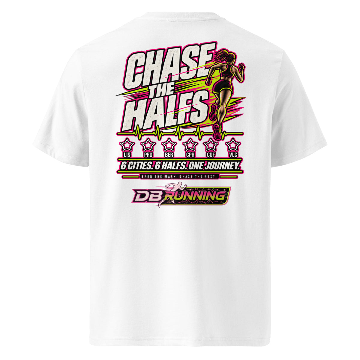 Chase the Halfs Female - T-Shirt - DB Running