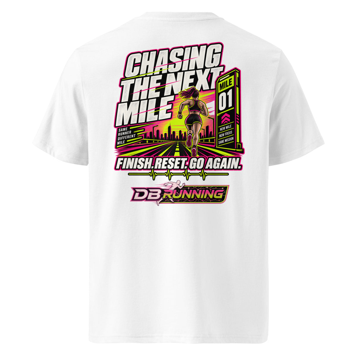 Chasing the Next Mile Female - T-Shirt - DB Running
