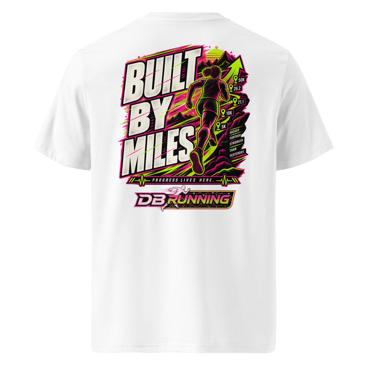 Built by Miles Female - T-Shirt - DB Running