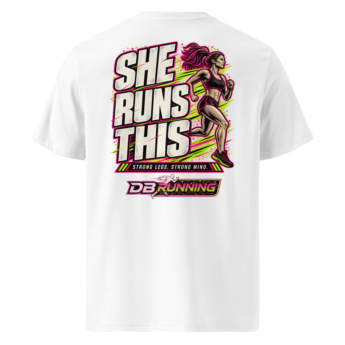 She Runs This - T-Shirt - DB Running