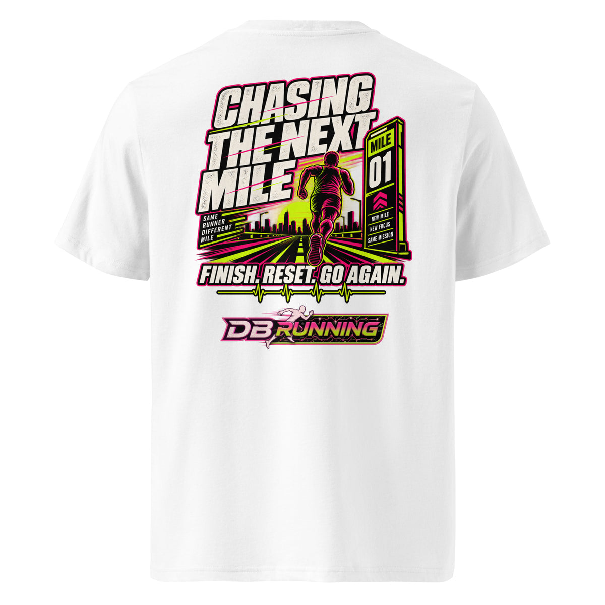 Chasing the Next Mile Male - T-Shirt - DB Running