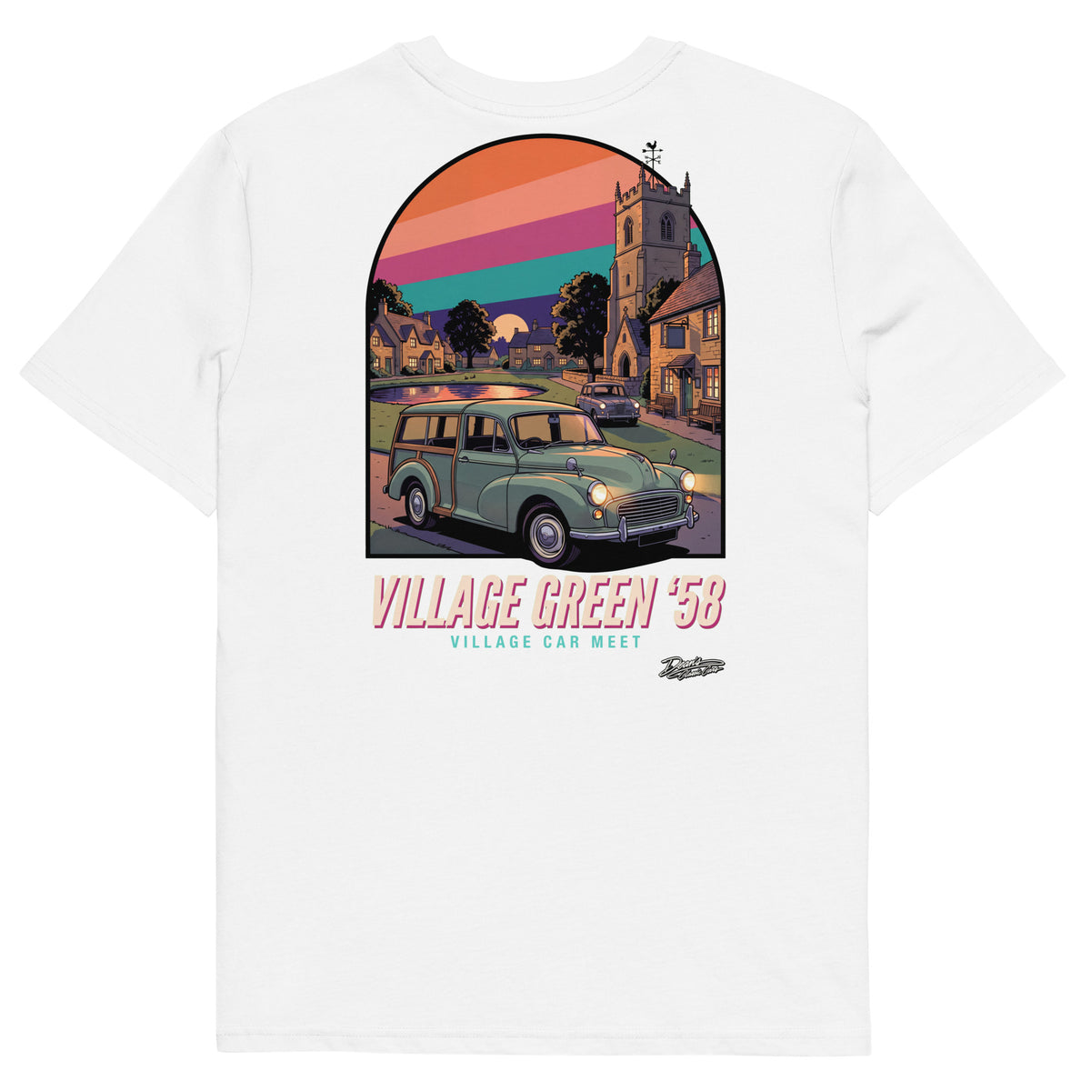 Minor Traveller Village Green T-Shirt - Dean's Classic Cars