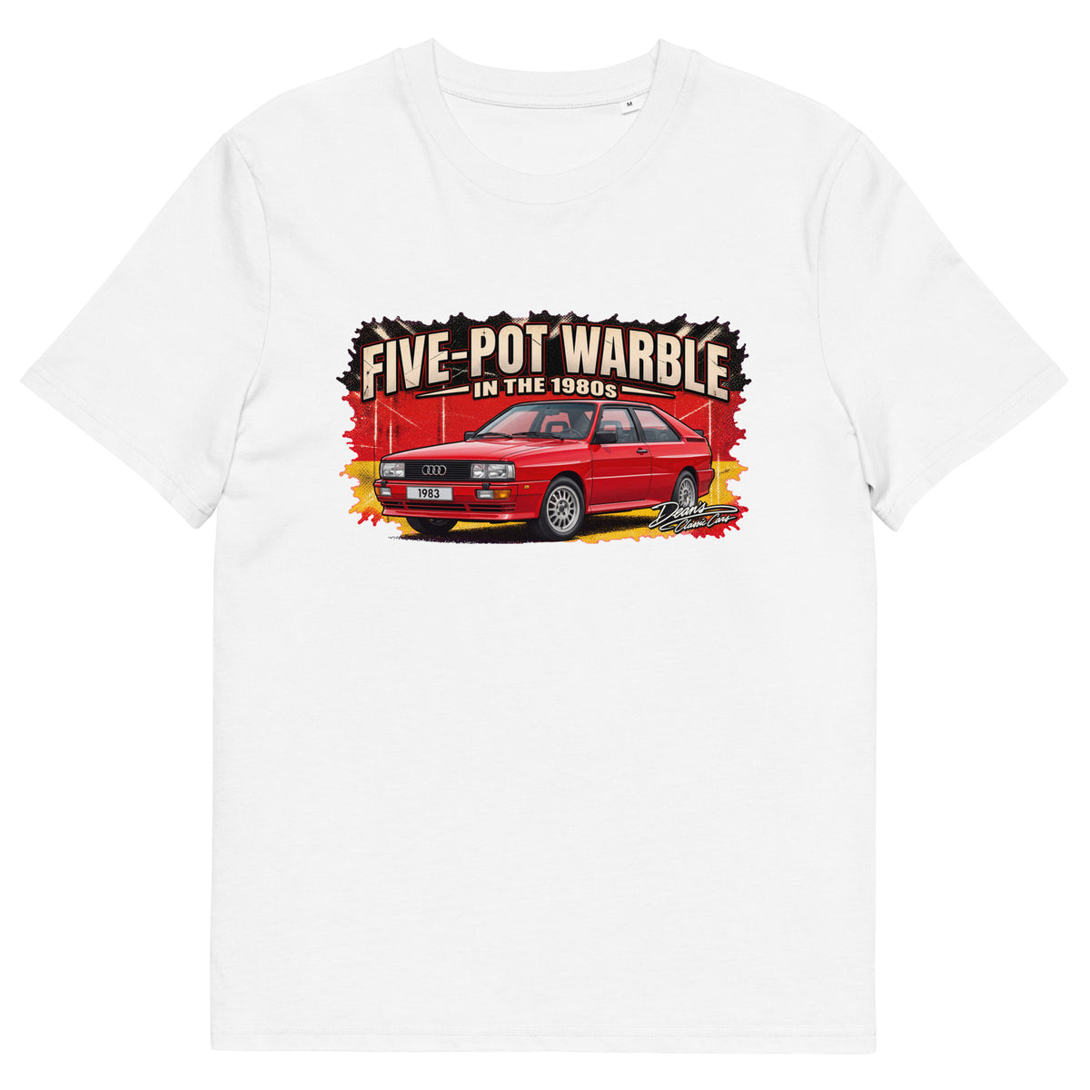 Quattro Coupe Tornado Red T-Shirt - Dean's Classic Cars