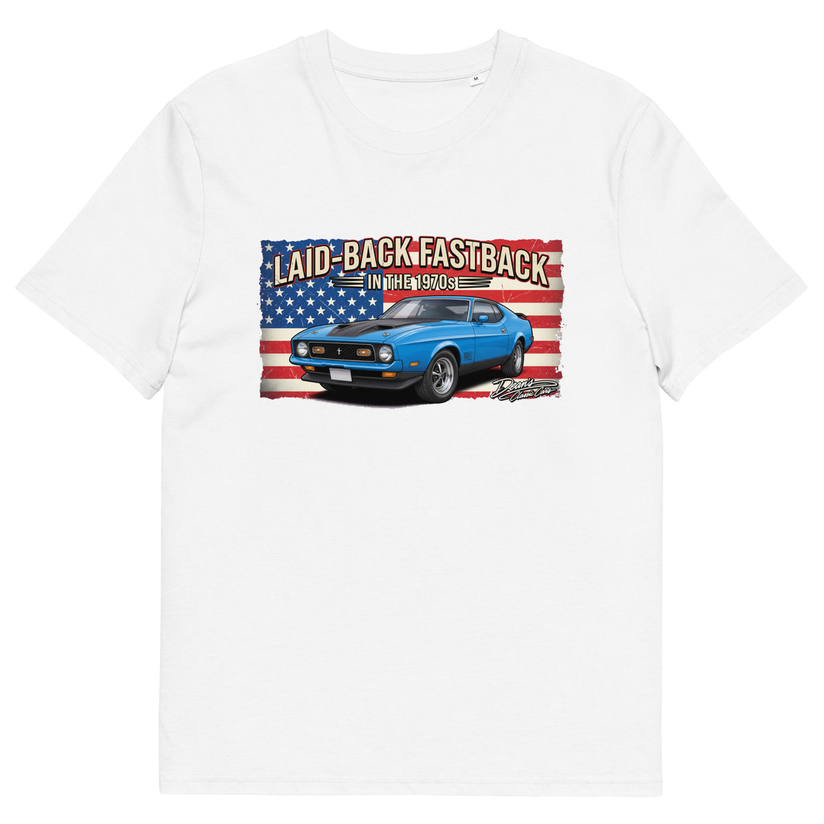 Mach 1 Grabber Blue T-Shirt - Dean's Classic Cars