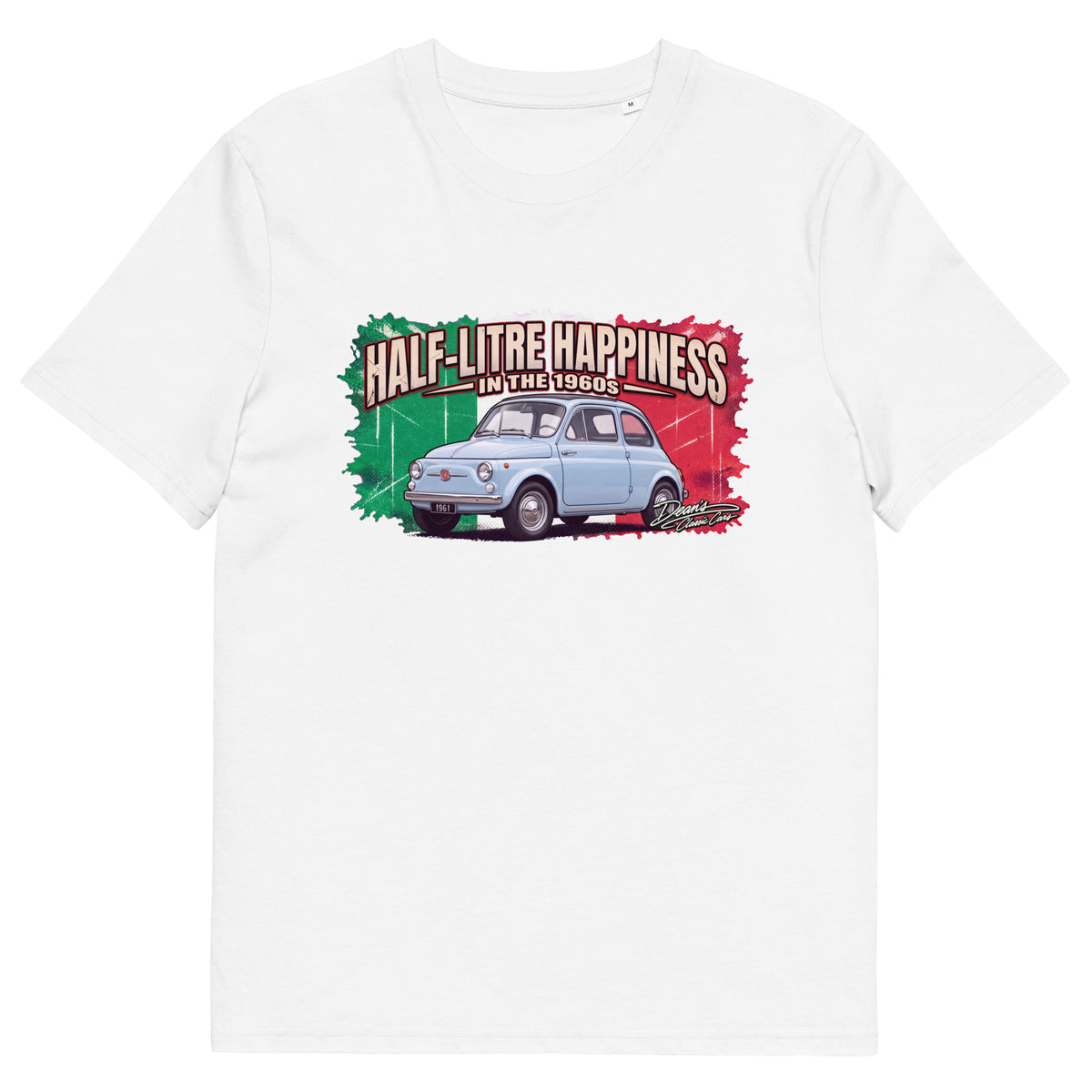 500 D Celestial Blue T-Shirt - Dean's Classic Cars