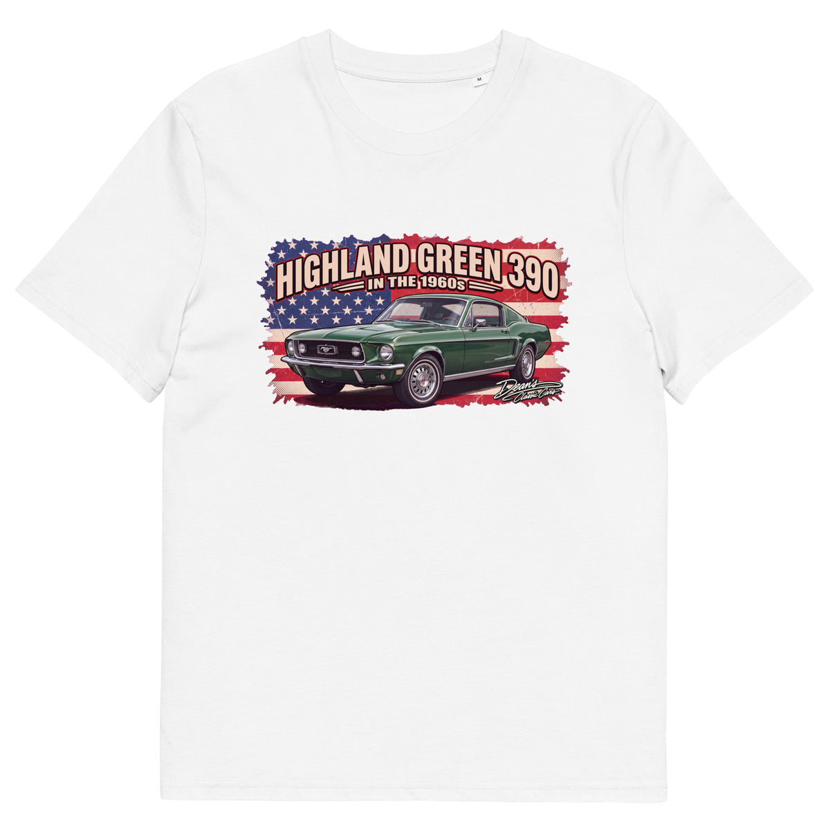Mustang GT Highland Green T-Shirt - Dean's Classic Cars