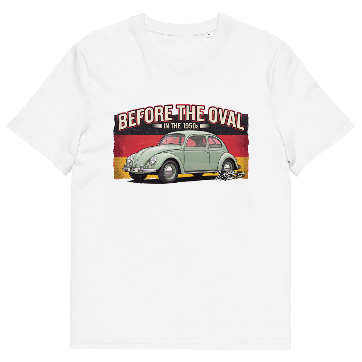 Beetle Split Pastel Green T-Shirt - Dean's Classic Cars