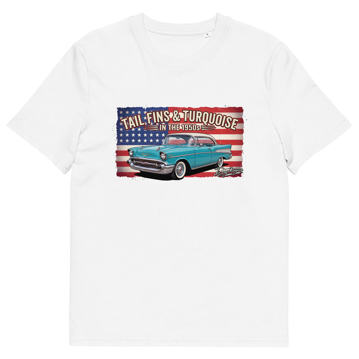 Bel Air Tropical Turquoise T-Shirt - Dean's Classic Cars