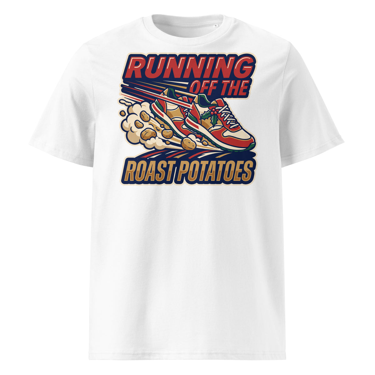 Running Off The Roast Potatoes Christmas T-Shirt - Ricki Robin