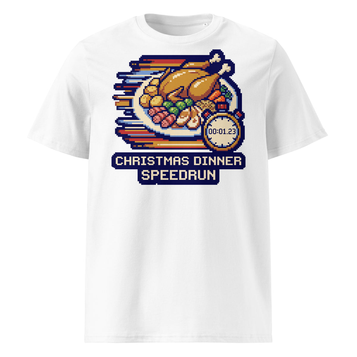 Christmas Dinner Speedrun T-Shirt - Ricki Robin