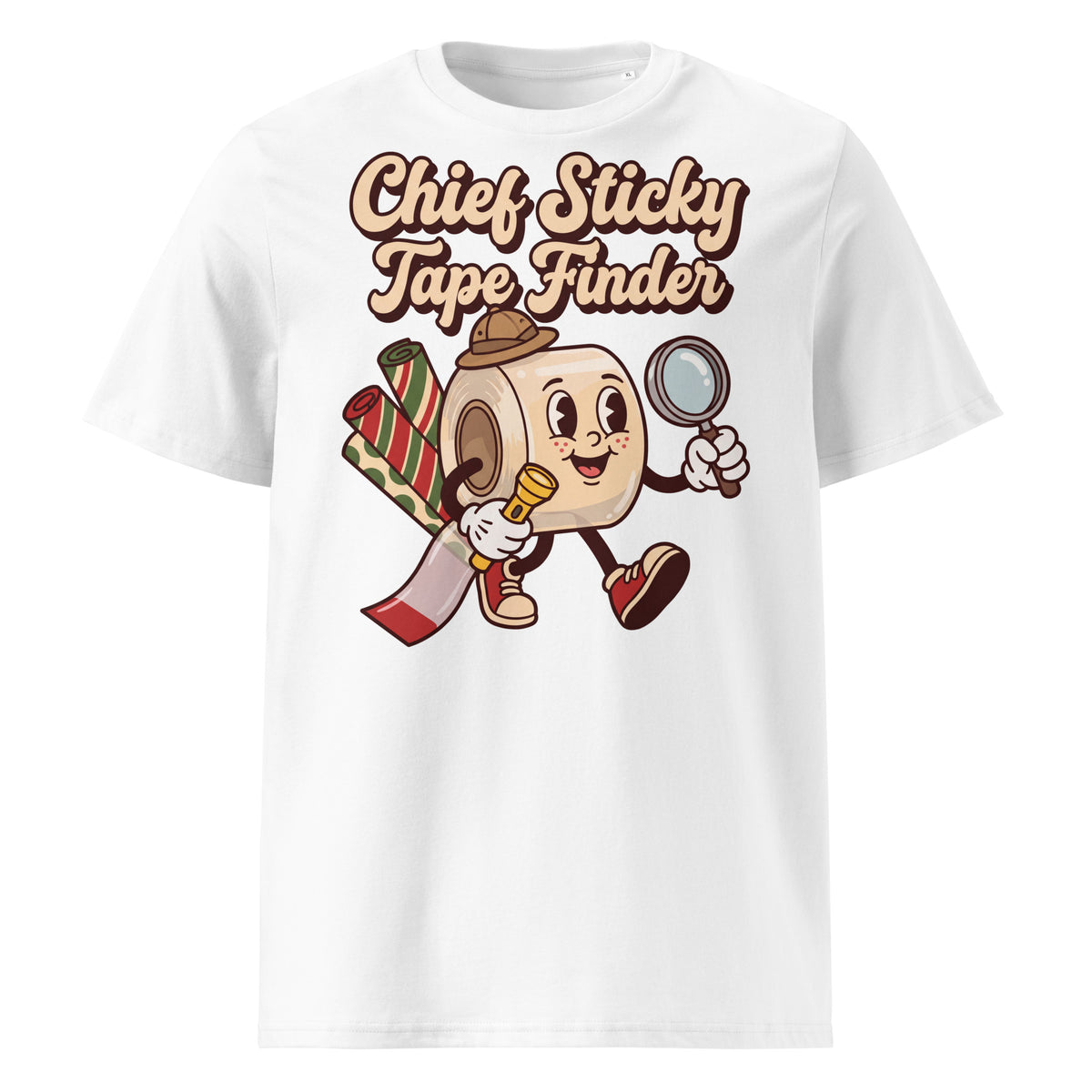 Chief Sticky Tape Finder Christmas T-Shirt - Ricki Robin