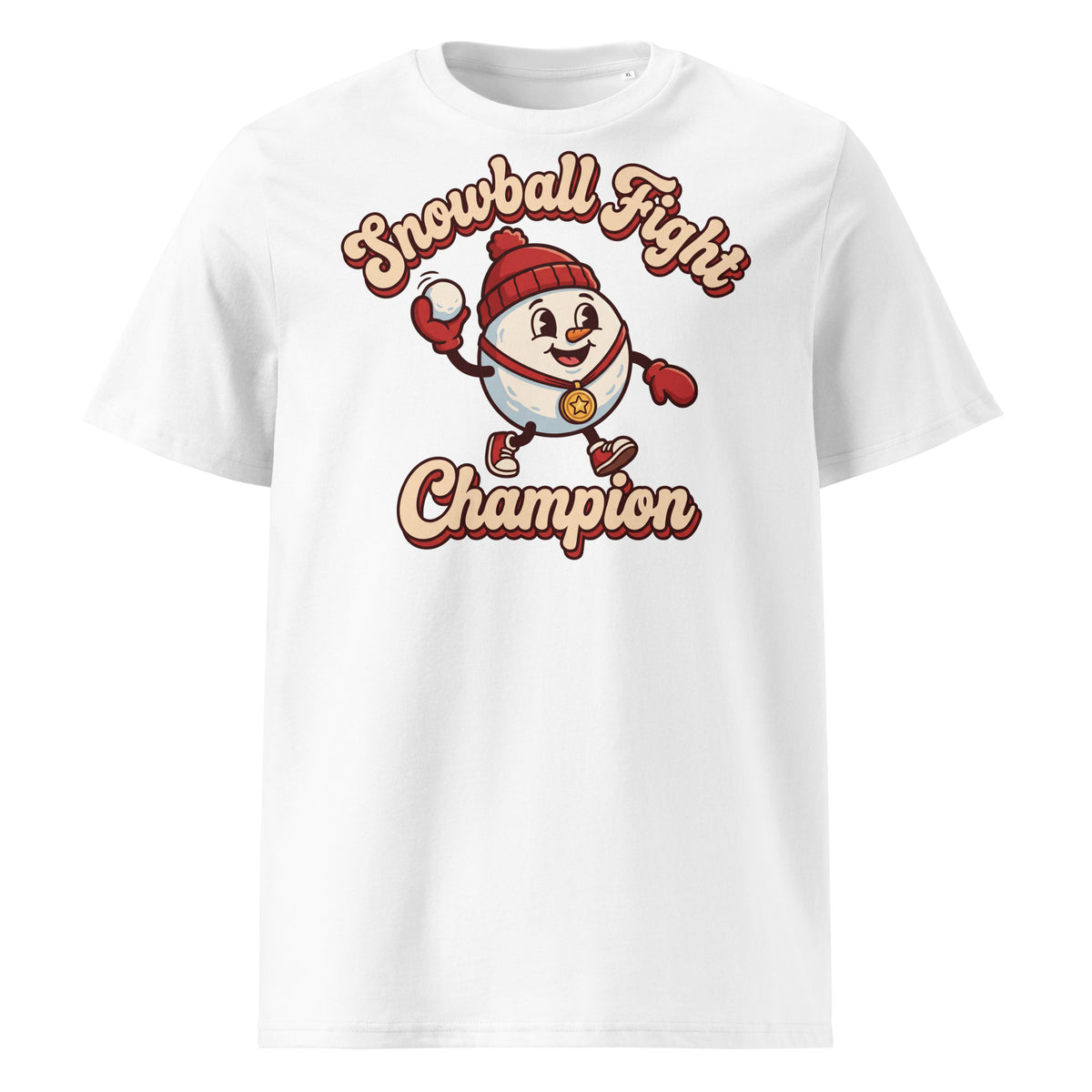 Snowball Fight Champion Christmas T-Shirt - Ricki Robin