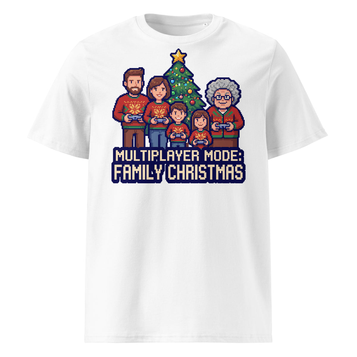 Multiplayer Mode: Family Christmas T-Shirt - Ricki Robin