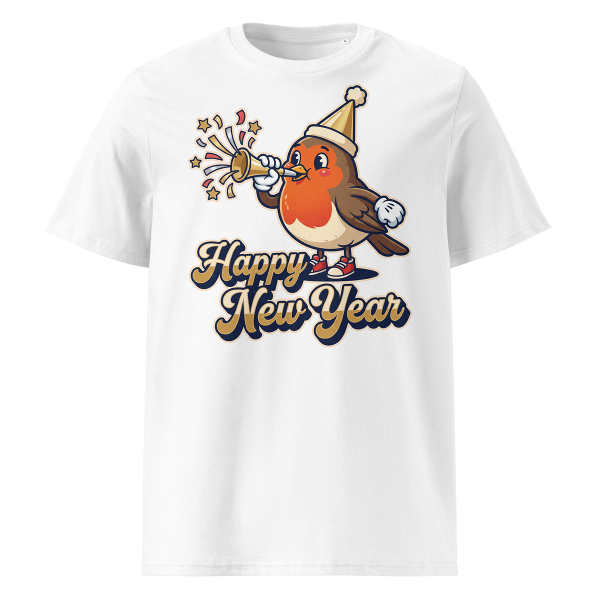 Happy New Year Robin T-Shirt - Ricki Robin
