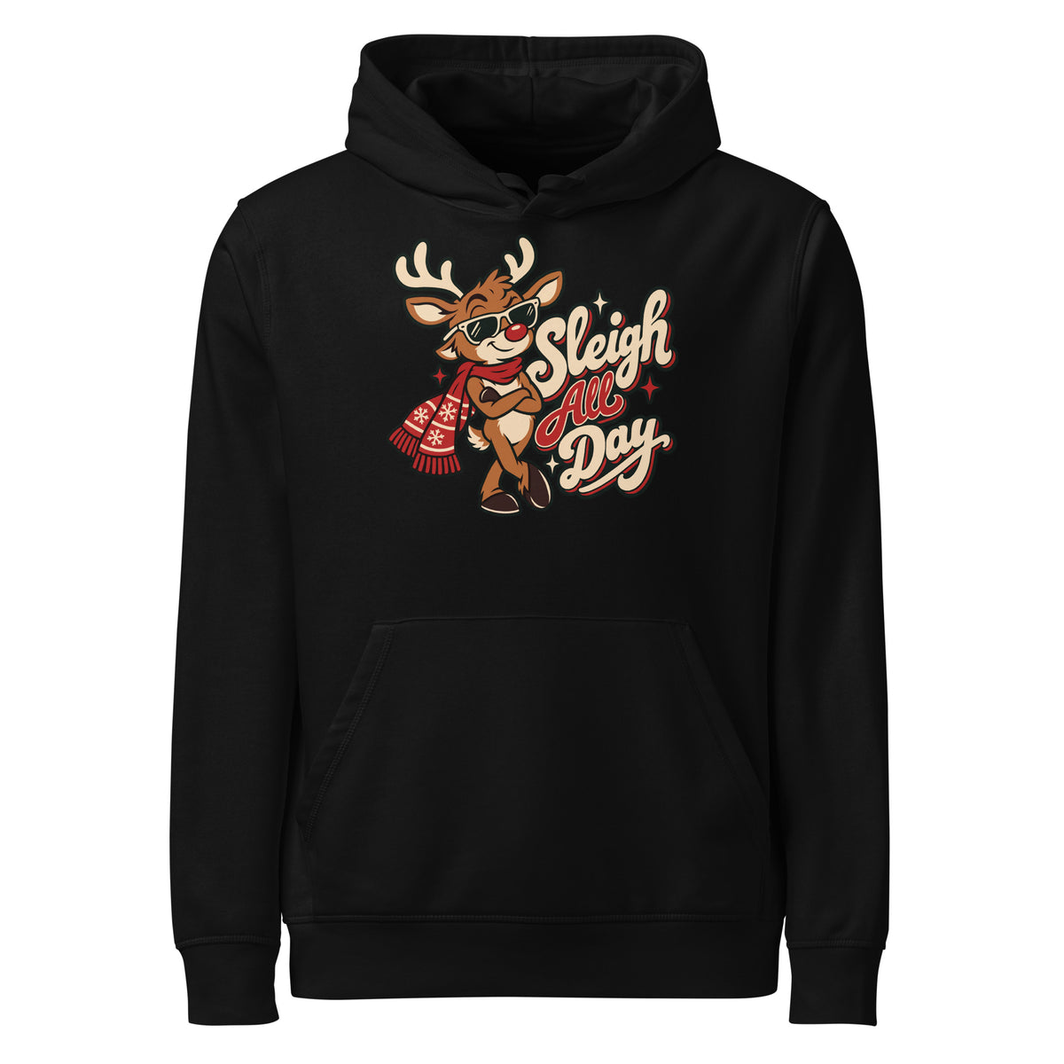 Sleigh All Day Christmas Hoodie - Ricki Robin