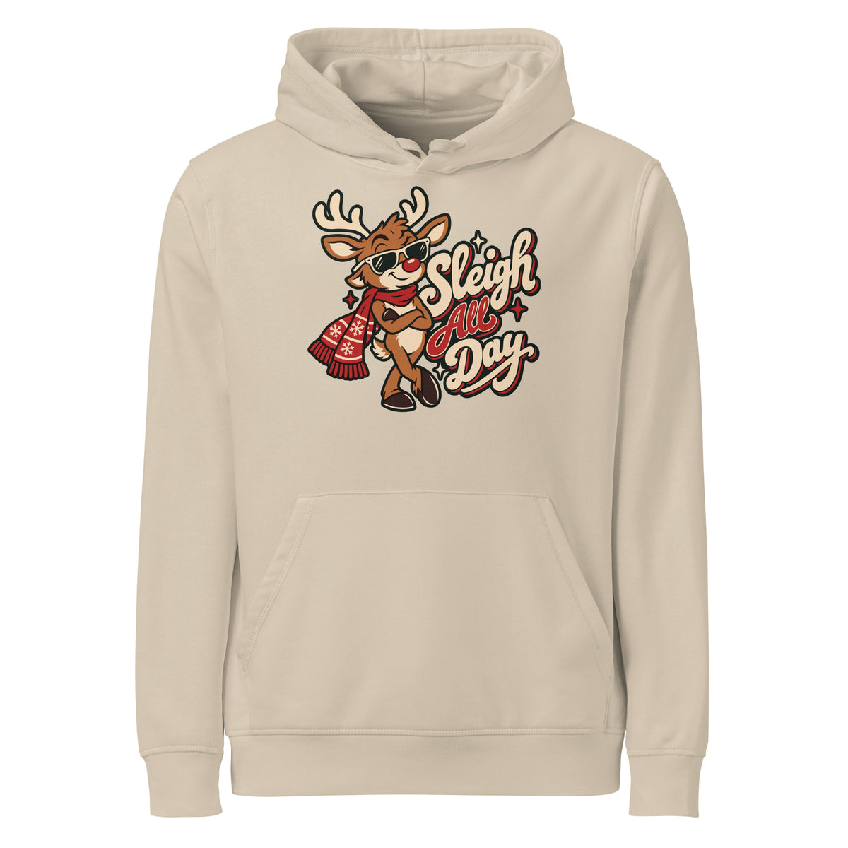 Sleigh All Day Christmas Hoodie - Ricki Robin