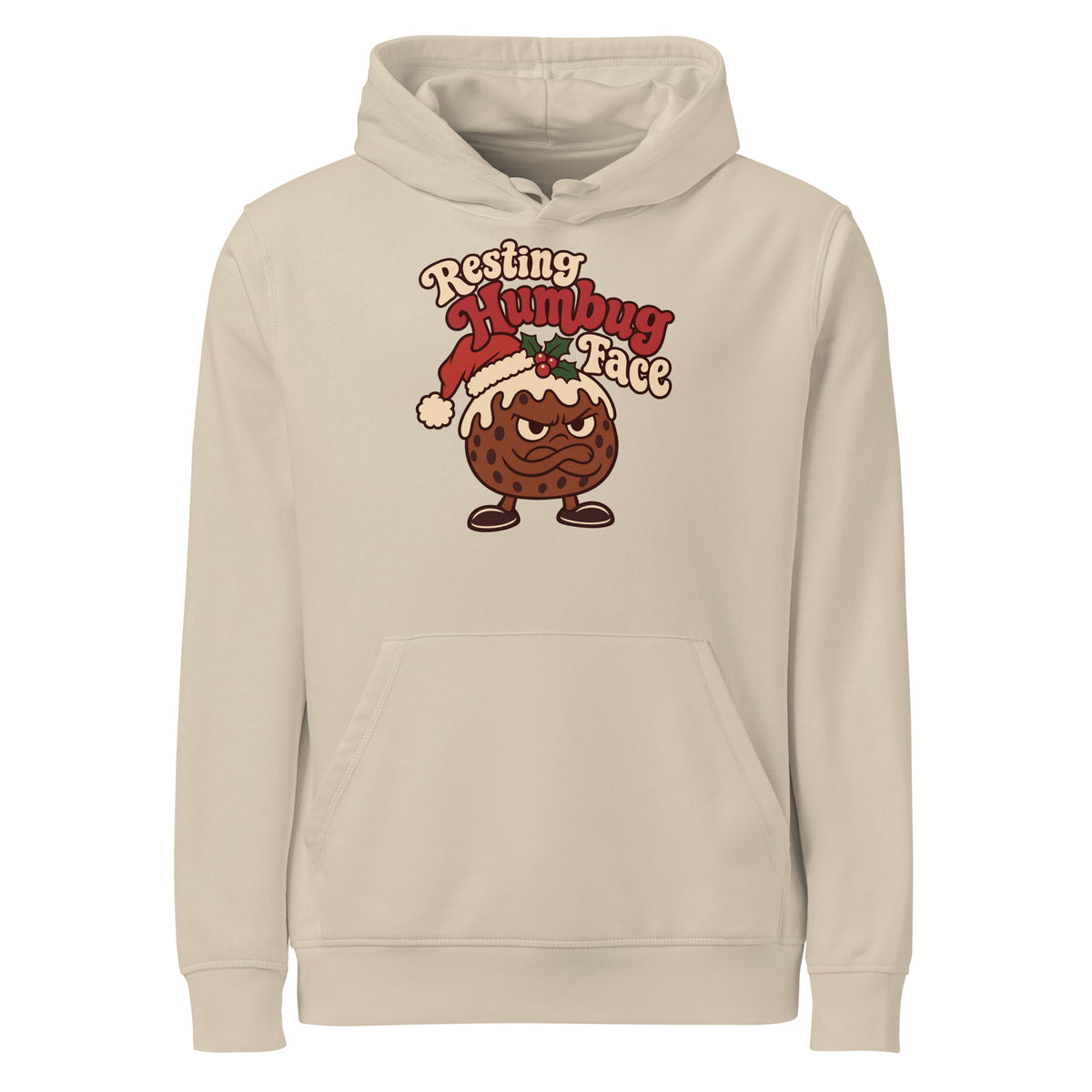 Resting Humbug Face Christmas Hoodie - Ricki Robin