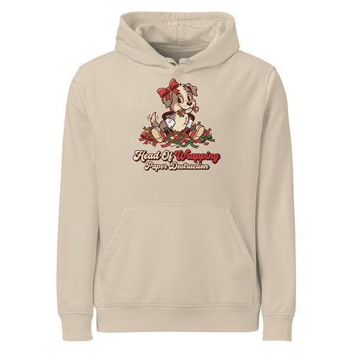 Head Of Wrapping Paper Destruction Christmas Hoodie - Ricki Robin