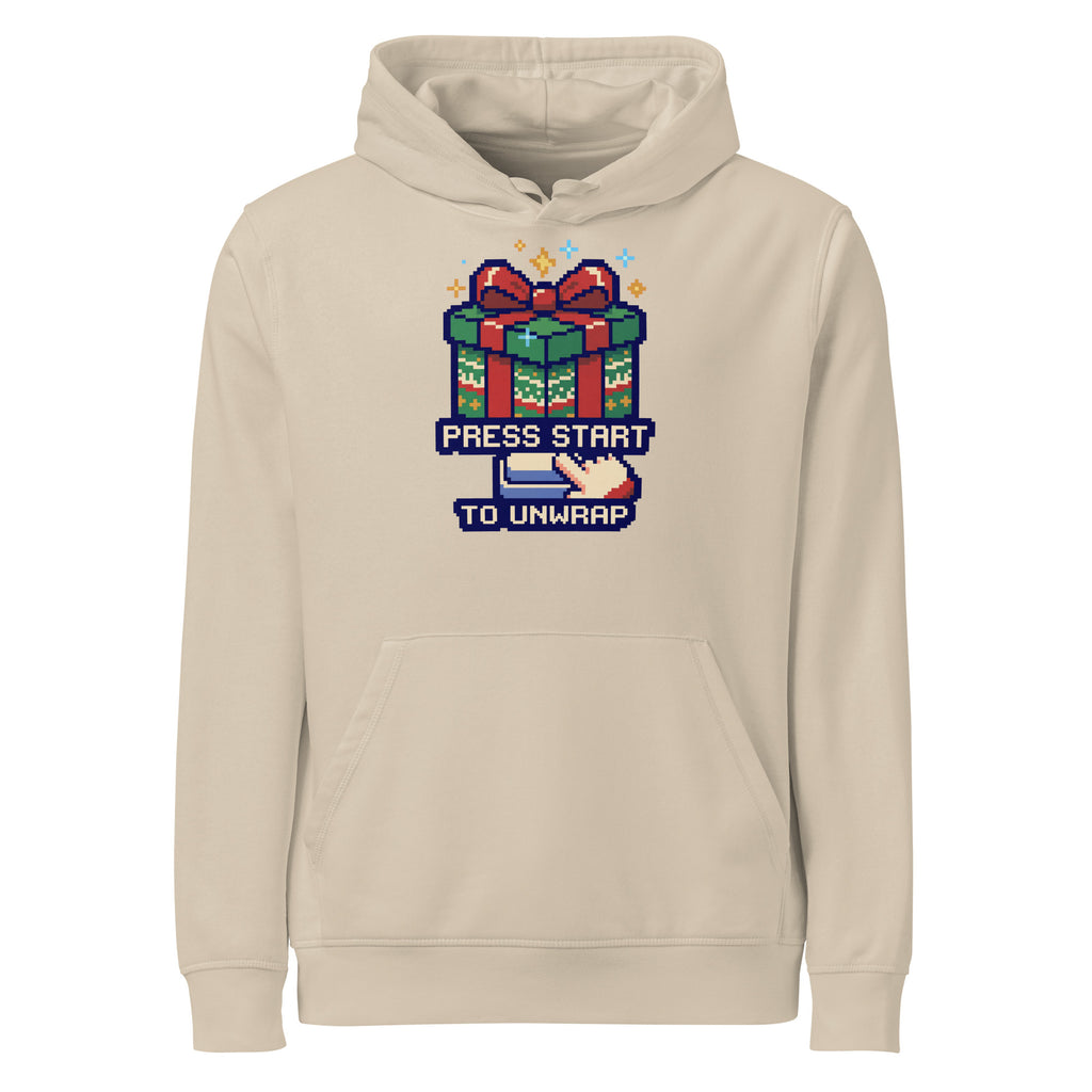 Press Start To Unwrap Christmas Hoodie - Ricki Robin