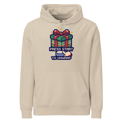 Press Start To Unwrap Christmas Hoodie - Ricki Robin