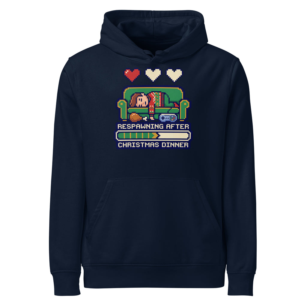 Respawning After Christmas Dinner Hoodie - Ricki Robin