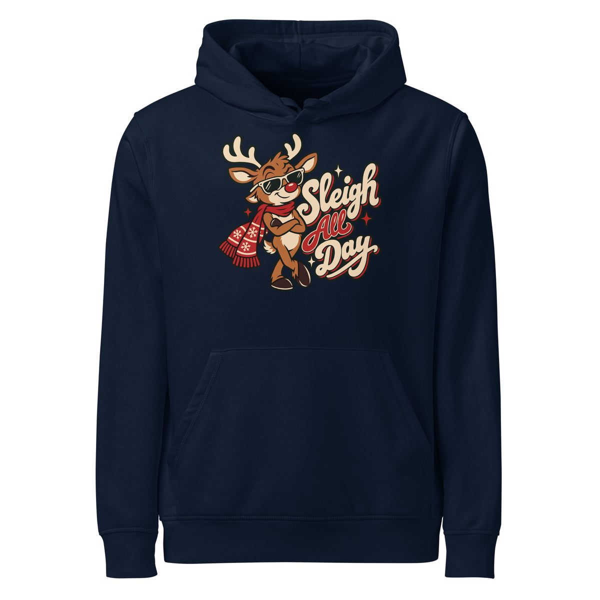 Sleigh All Day Christmas Hoodie - Ricki Robin