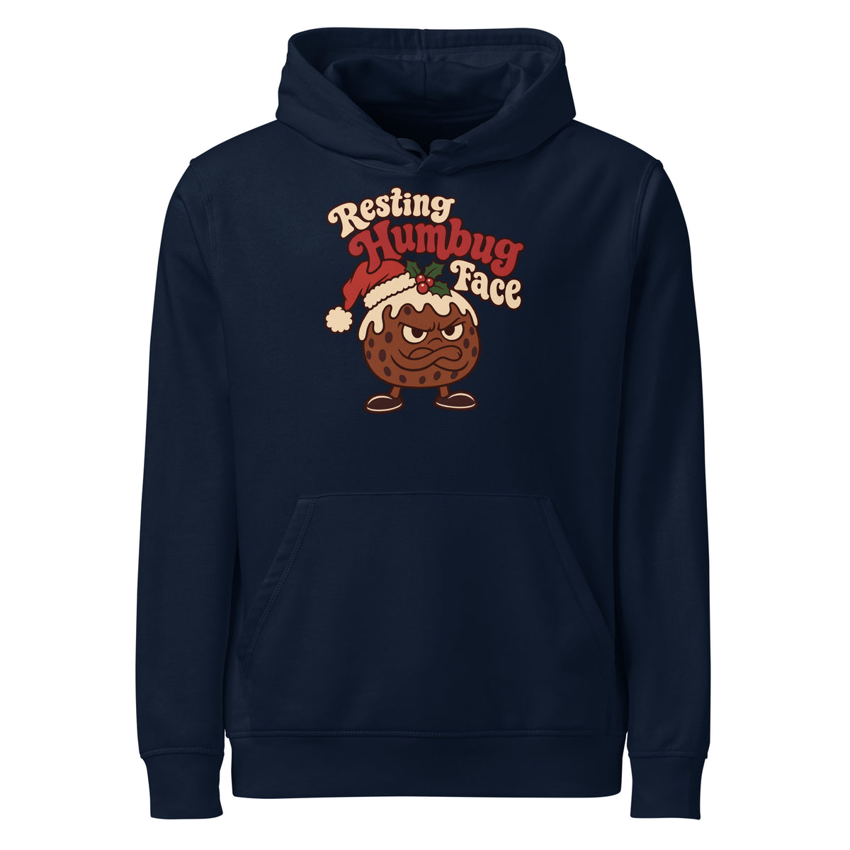 Resting Humbug Face Christmas Hoodie - Ricki Robin