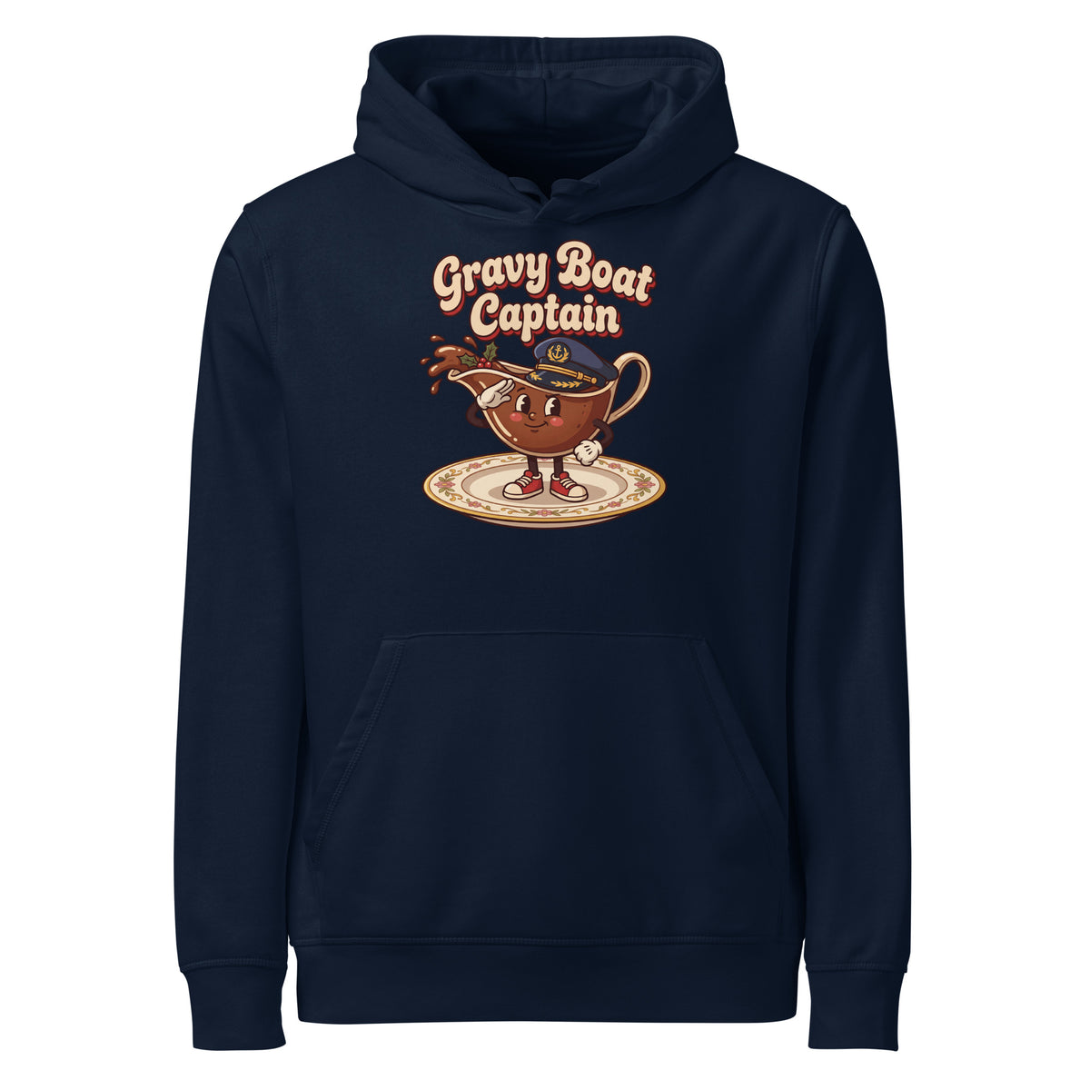 Gravy Boat Captain Christmas Hoodie - Ricki Robin