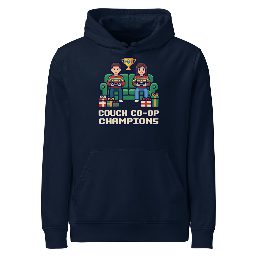 Couch Co-op Champions Christmas Hoodie - Ricki Robin
