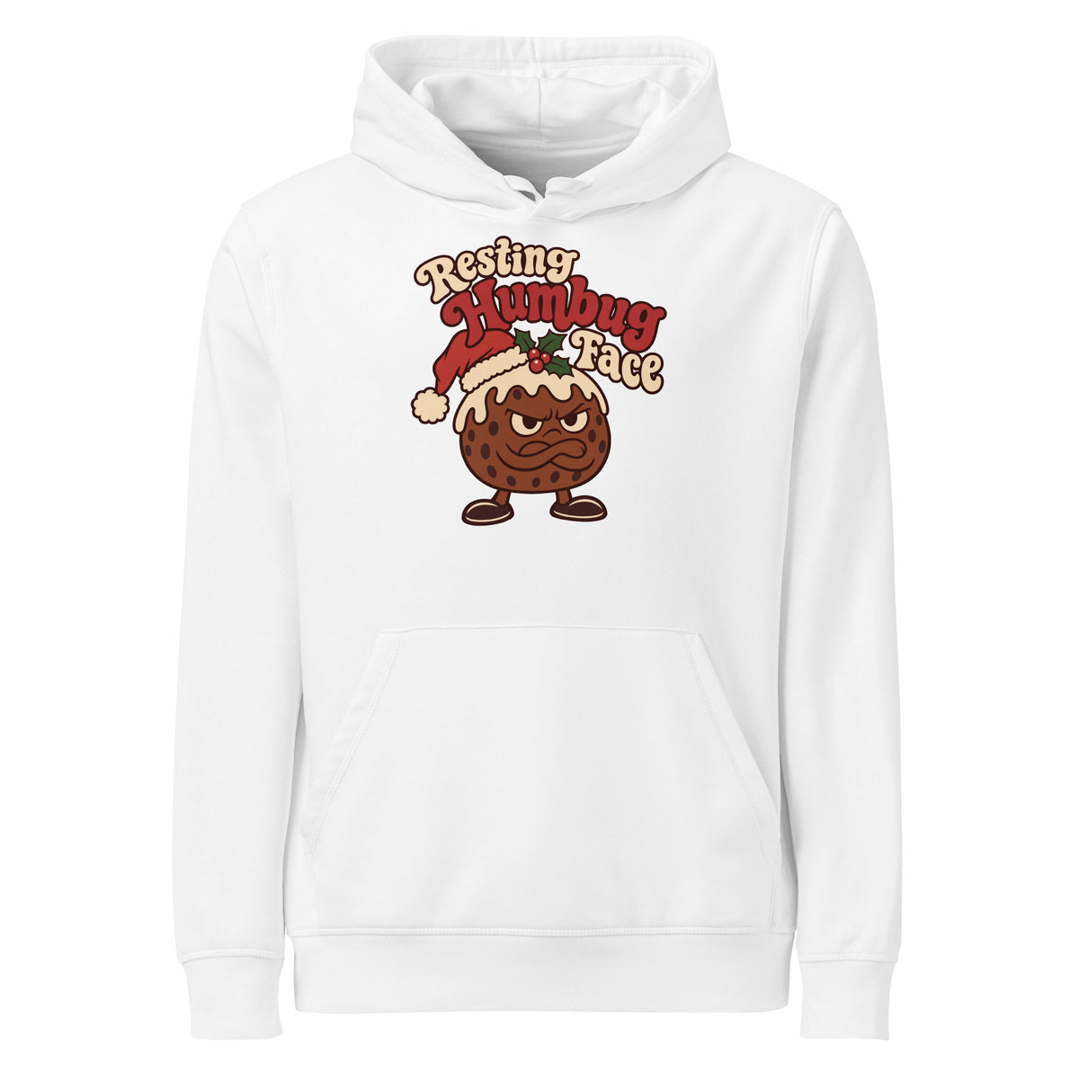 Resting Humbug Face Christmas Hoodie - Ricki Robin