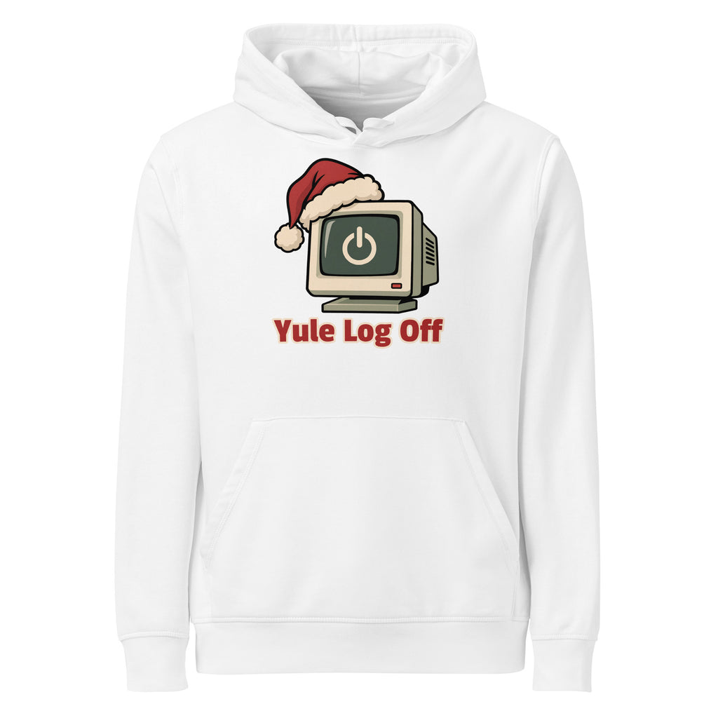 Yule Log Off Christmas Hoodie - Ricki Robin