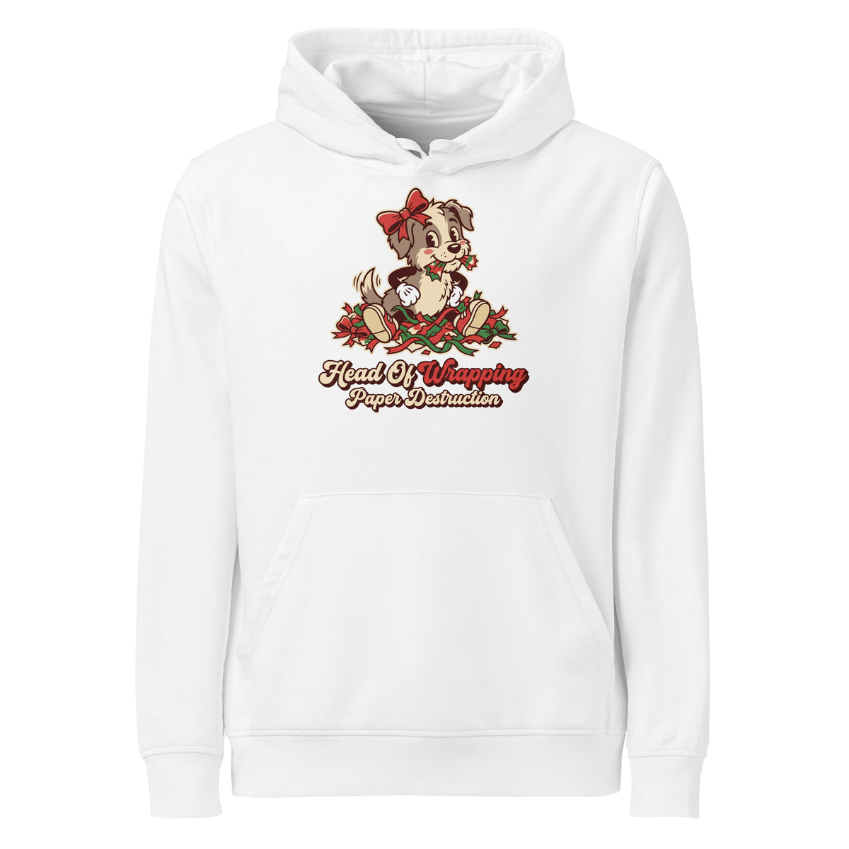 Head Of Wrapping Paper Destruction Christmas Hoodie - Ricki Robin