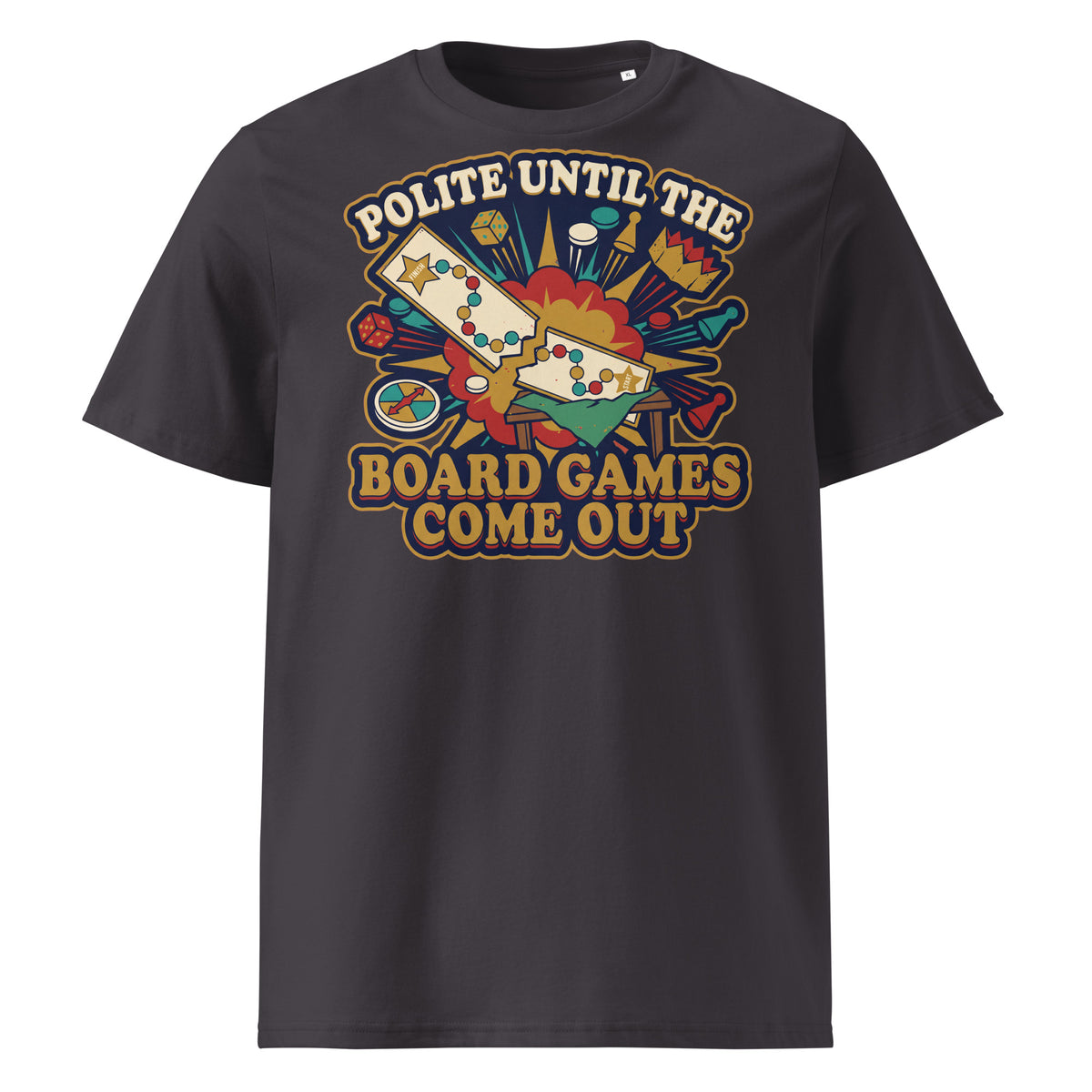 Polite Until The Board Games Come Out Christmas T-Shirt - Ricki Robin