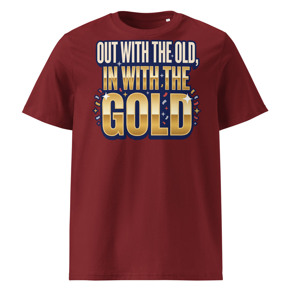 Out With The Old, In With The Gold New Year T-Shirt - Ricki Robin
