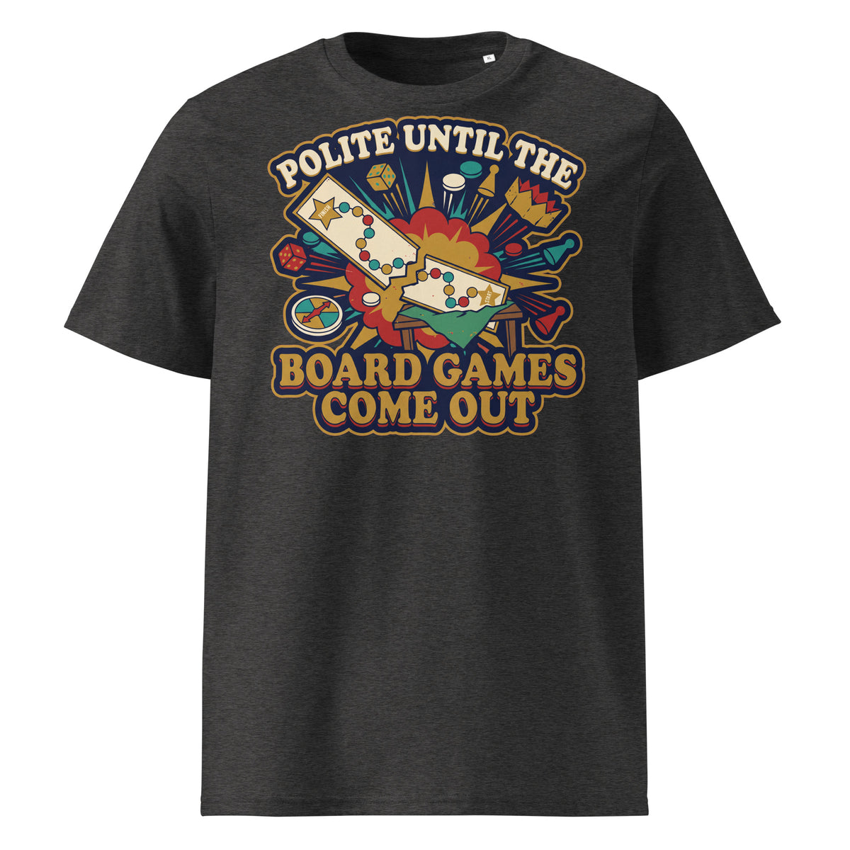 Polite Until The Board Games Come Out Christmas T-Shirt - Ricki Robin