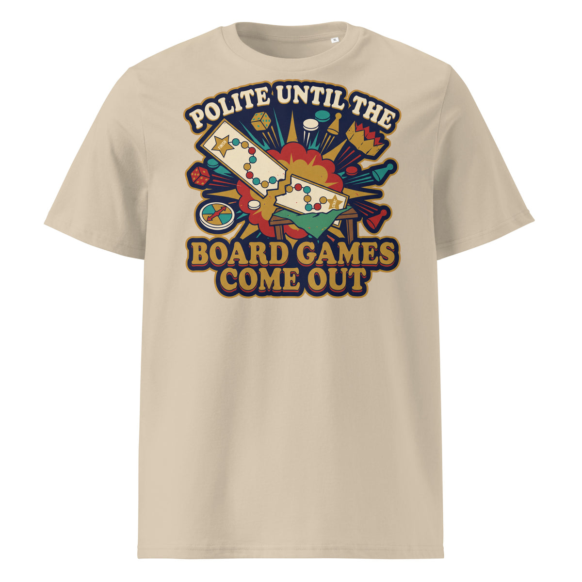 Polite Until The Board Games Come Out Christmas T-Shirt - Ricki Robin