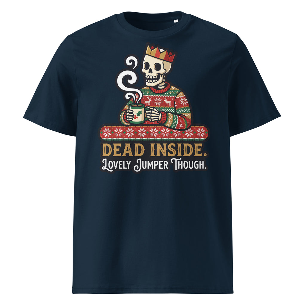 Dead Inside Lovely Jumper Though Christmas T-Shirt - Ricki Robin