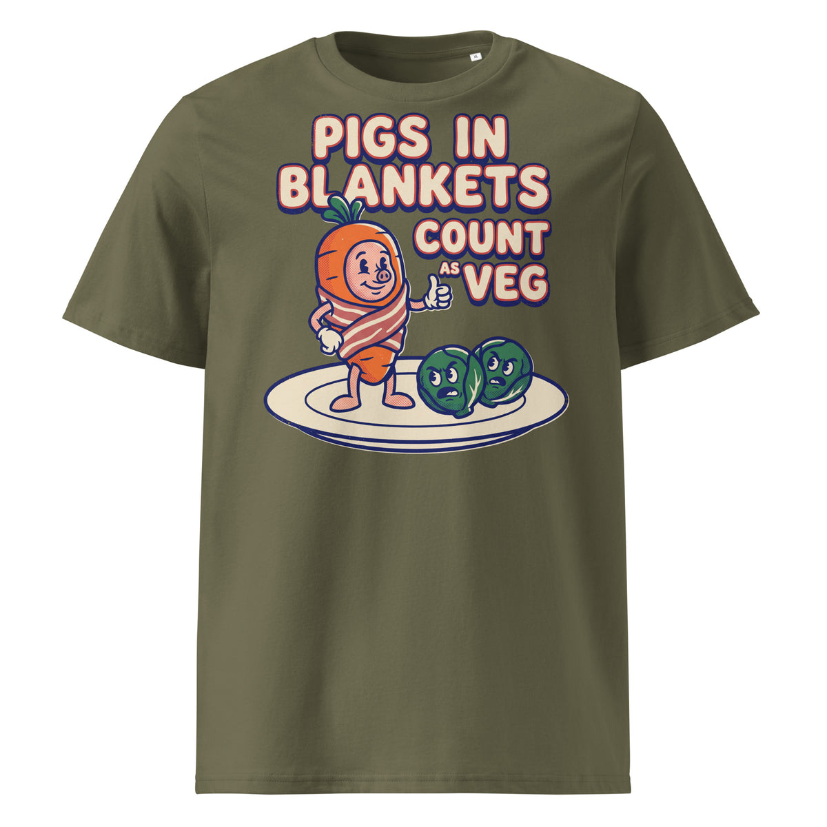Pigs In Blankets Count As Veg Christmas T-Shirt - Ricki Robin